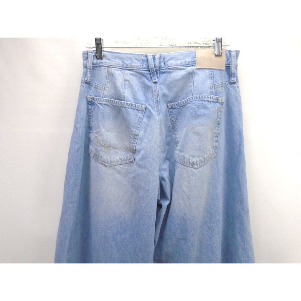 Free People We The Free CRVY Libre Ultra-wide Leg Bell Jeans High Rise Size 27 - Picture 9 of 11